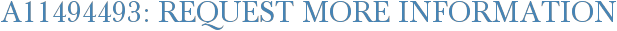 A11494493: Request More Information