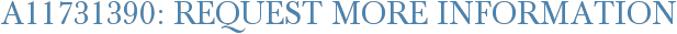 A11731390: Request More Information