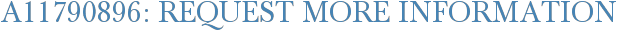 A11790896: Request More Information
