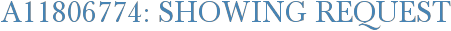 A11806774: Showing Request