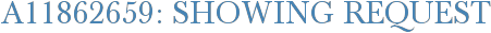 A11862659: Showing Request