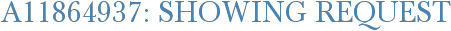 A11864937: Showing Request