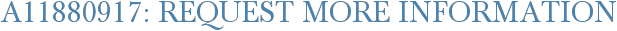 A11880917: Request More Information