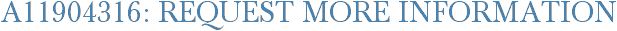 A11904316: Request More Information
