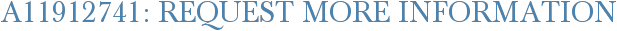 A11912741: Request More Information