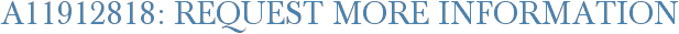 A11912818: Request More Information