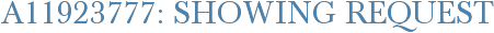 A11923777: Showing Request