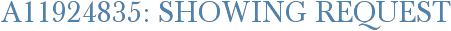 A11924835: Showing Request
