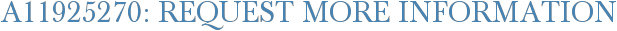 A11925270: Request More Information