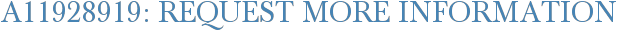 A11928919: Request More Information