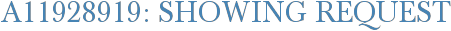 A11928919: Showing Request