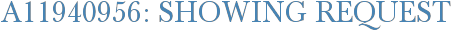 A11940956: Showing Request