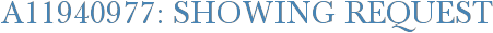 A11940977: Showing Request