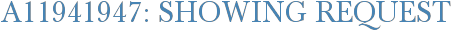 A11941947: Showing Request