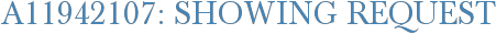 A11942107: Showing Request