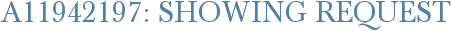 A11942197: Showing Request