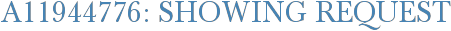 A11944776: Showing Request