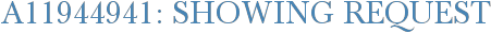 A11944941: Showing Request