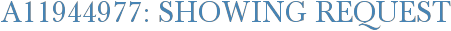 A11944977: Showing Request