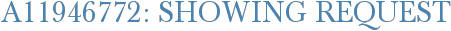 A11946772: Showing Request