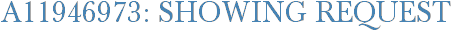 A11946973: Showing Request