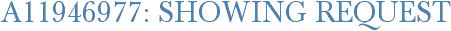 A11946977: Showing Request
