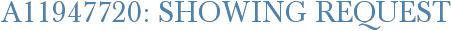 A11947720: Showing Request