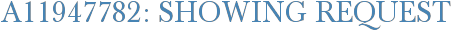 A11947782: Showing Request
