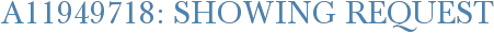 A11949718: Showing Request