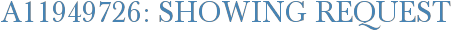 A11949726: Showing Request