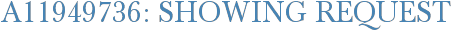 A11949736: Showing Request