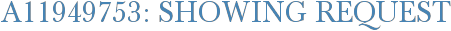 A11949753: Showing Request