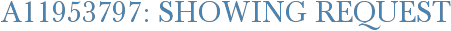A11953797: Showing Request