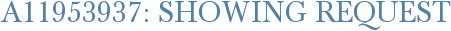A11953937: Showing Request
