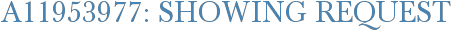 A11953977: Showing Request