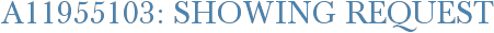 A11955103: Showing Request
