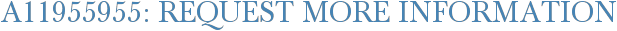 A11955955: Request More Information