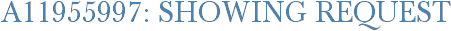 A11955997: Showing Request