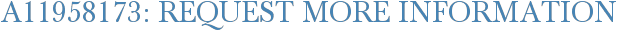 A11958173: Request More Information