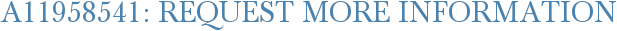 A11958541: Request More Information