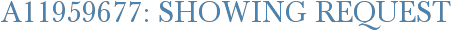 A11959677: Showing Request