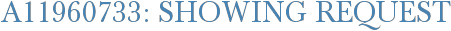 A11960733: Showing Request