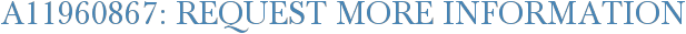A11960867: Request More Information