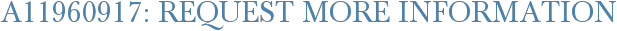 A11960917: Request More Information