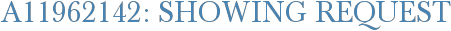 A11962142: Showing Request