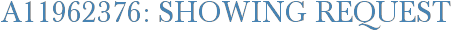 A11962376: Showing Request