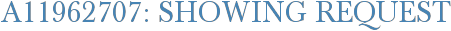 A11962707: Showing Request