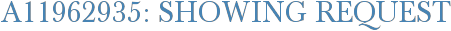A11962935: Showing Request