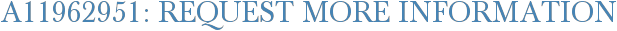 A11962951: Request More Information