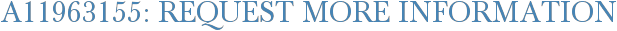 A11963155: Request More Information